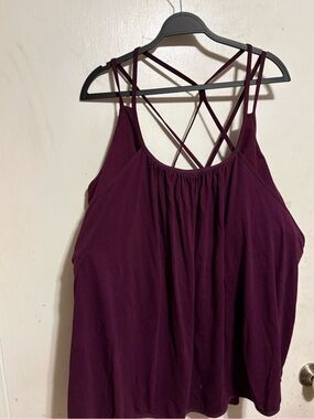 torrid Plum Strappy Back Tank Top